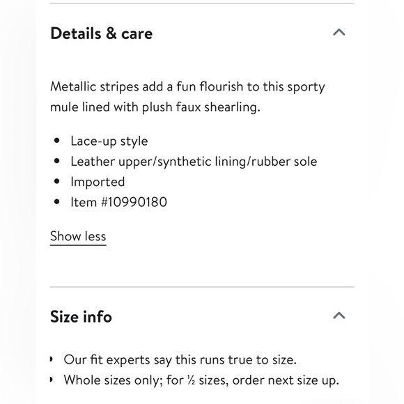 NWT VOILE BLANCHE Ines Faux Shearling Lined Mule in Light Brown - Picture 6 of 16